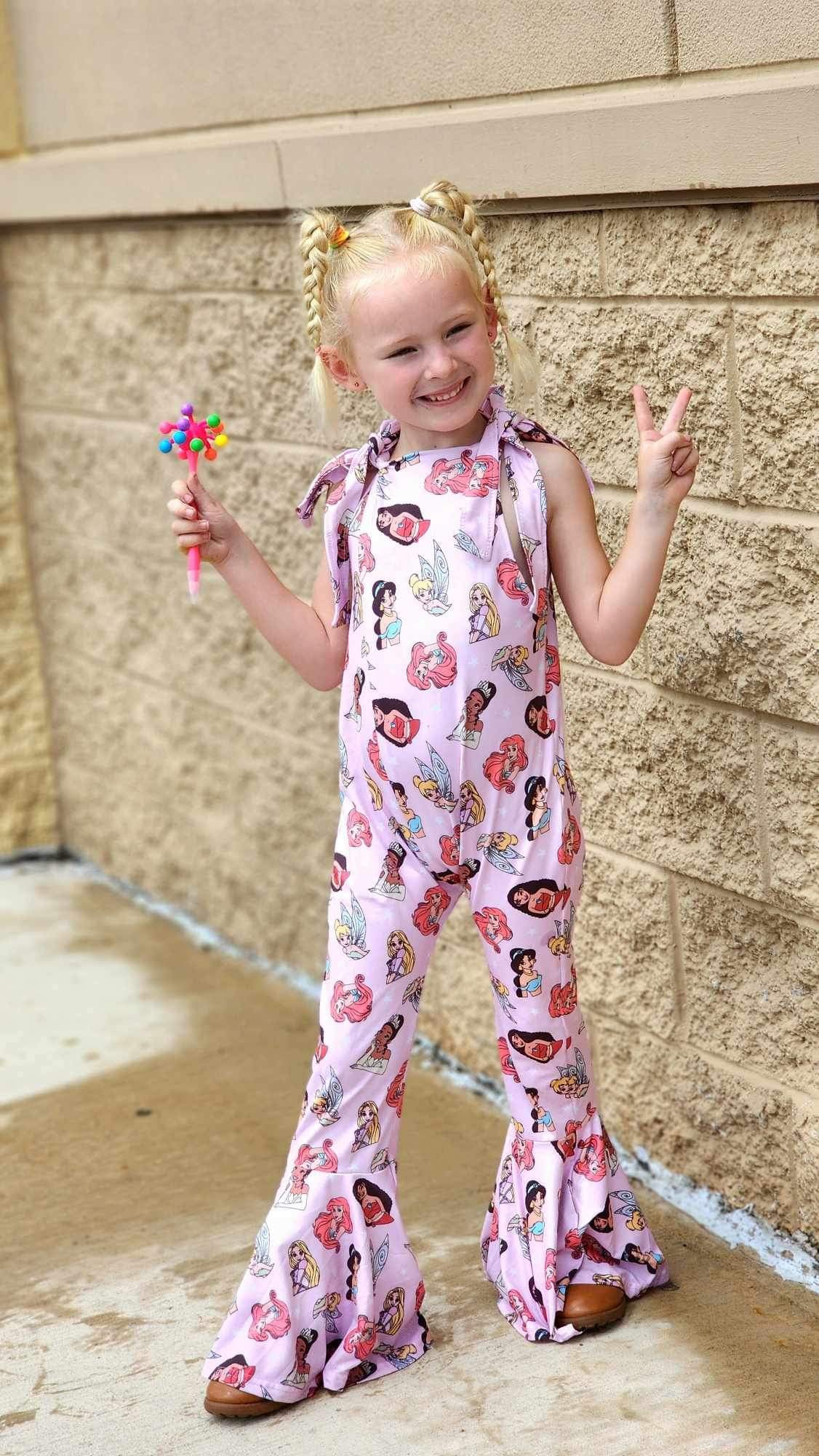 Fit for a Princess Tie Jumpsuit