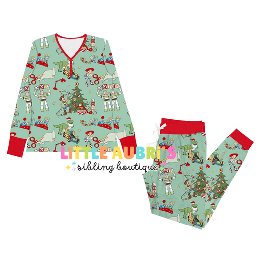 Adult FESTIVE TOYS Jogger Pajama Set (*SHIPS LATE OCT)