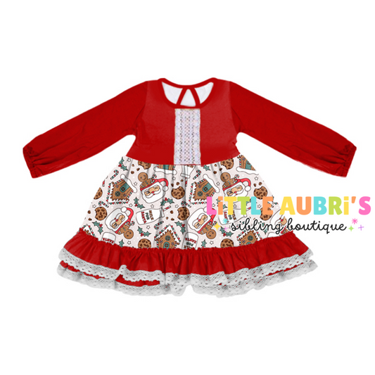 MILK FOR SANTA Lace Dress (*SHIPS LATE OCT)