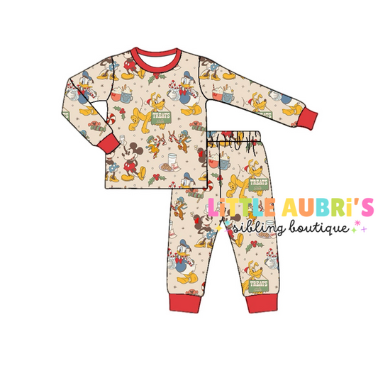 CHRISTMAS MOUSE Pajama Set (*SHIPS LATE OCT)