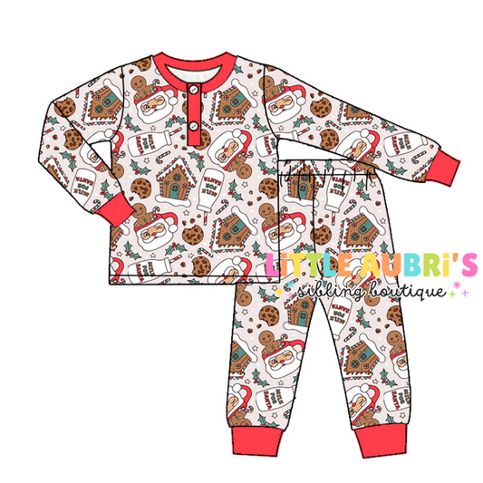MILK FOR SANTA Pajama Set (*SHIPS LATE OCT)