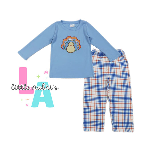 Embroidered Turkey Pants Set ETA Late August