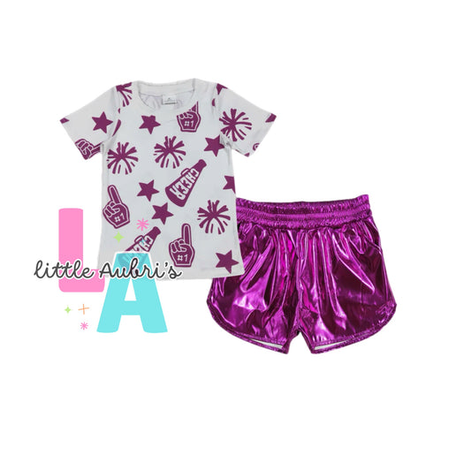 Purple Cheer Short Set ETA Late August