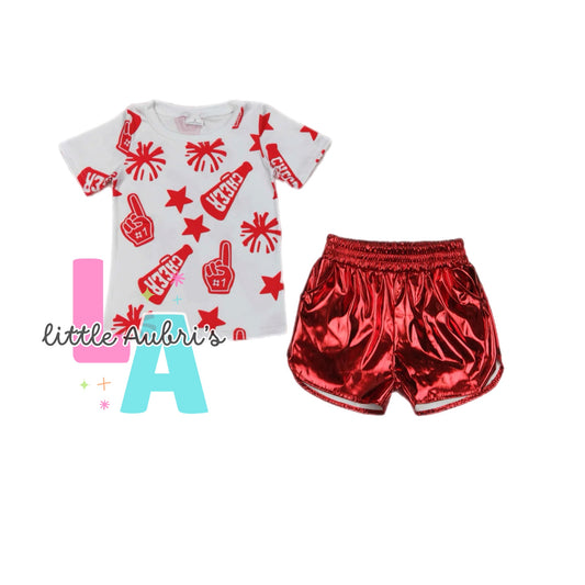Red Cheer Short Set ETA Late August