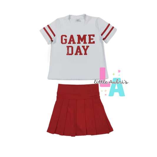 Red Game Day Yoga Skort Set ETA Late Sept