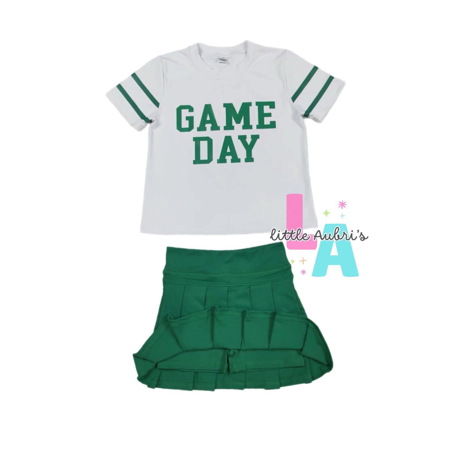 Green Game Day Yoga Skort Set ETA Late Sept