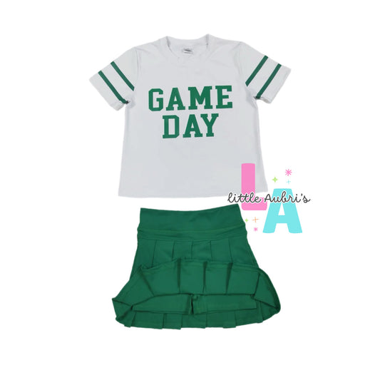 Green Game Day Yoga Skort Set ETA Late Sept