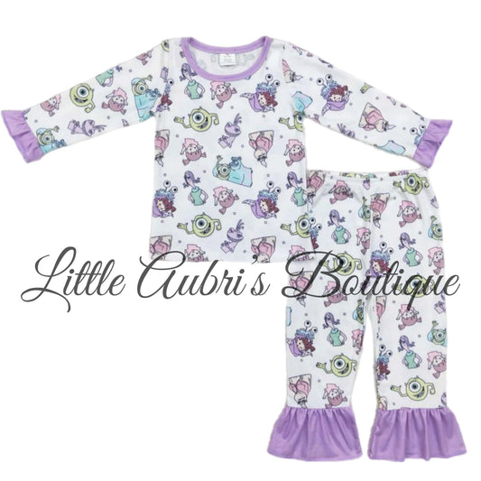 Monster Friends Ruffle Pajama Set ETA Mid November