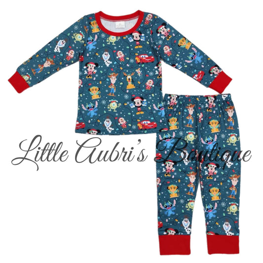 Christmas Character Mash Up Pajama Set ETA End November