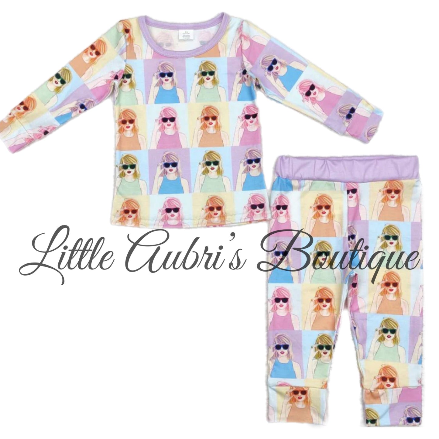 Neon Pop Star Long Sleeve Pajama Set ETA Mid November