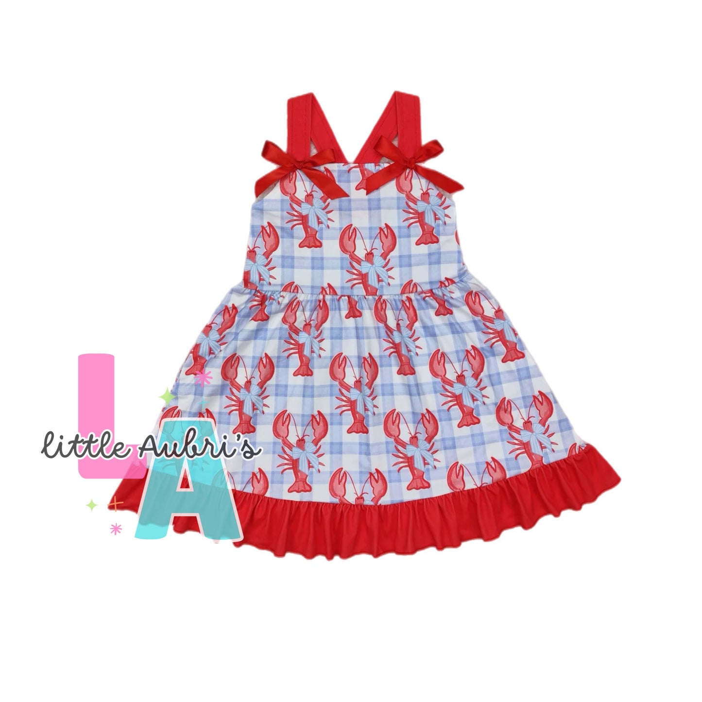 Crawfish and Bows Dress ETA Early April