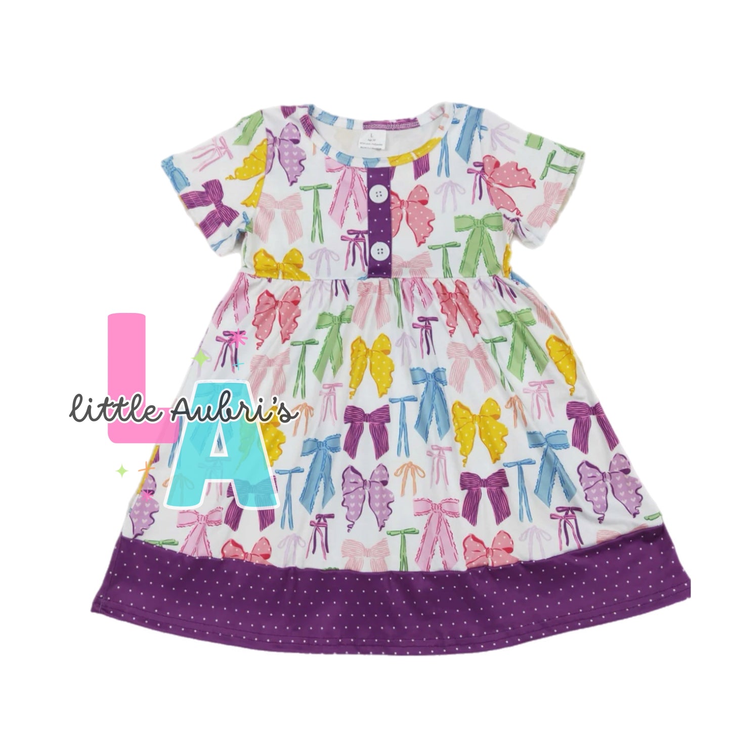 Colorful Bows Dress ETA Late August
