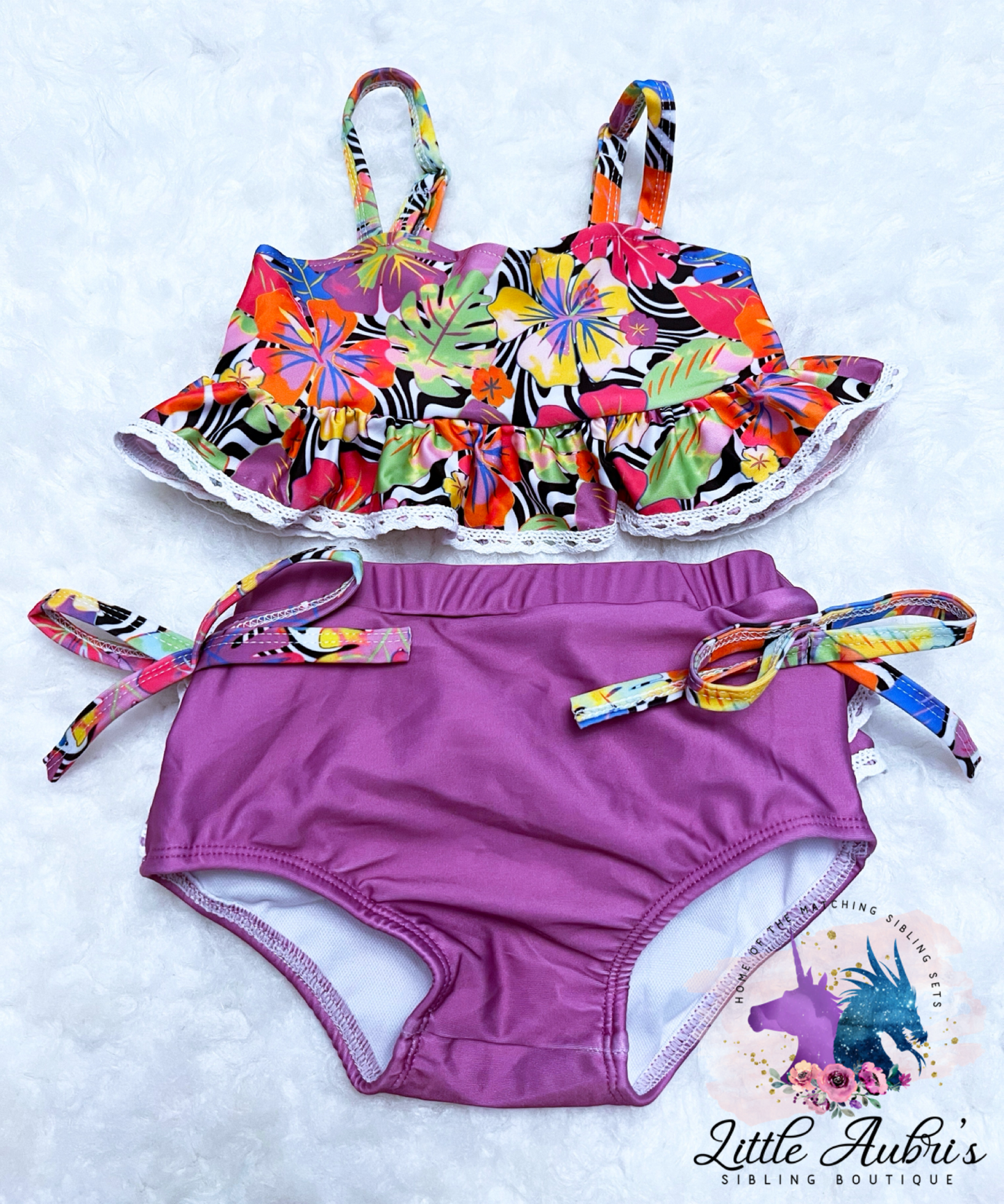 Neon Tropics 2 PC Swimsuit