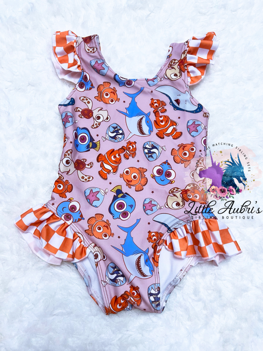 Just Keep Swimming 1 PC Swimsuit