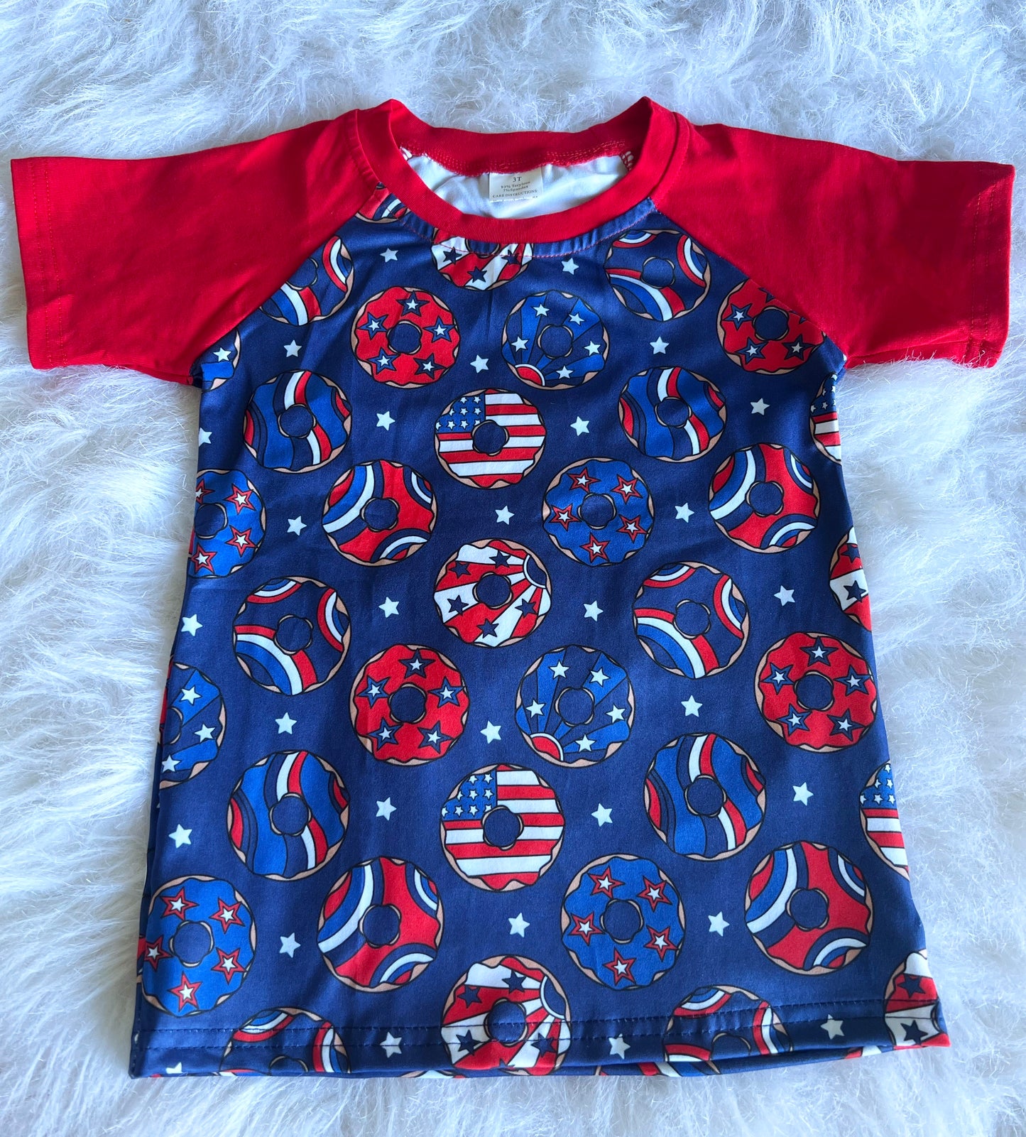 Patriotic Donuts Raglan