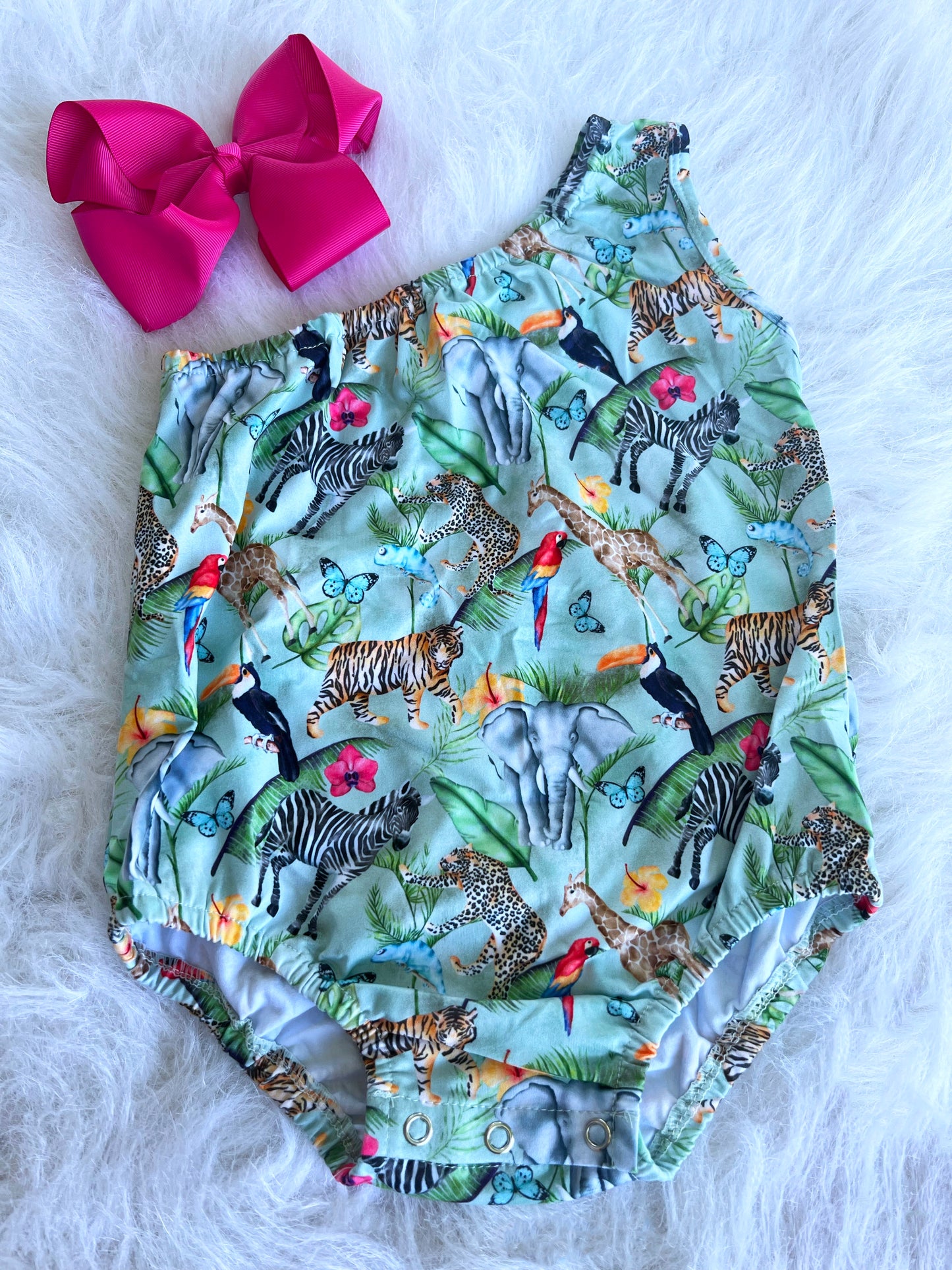 Jungle One Shoulder Leotard