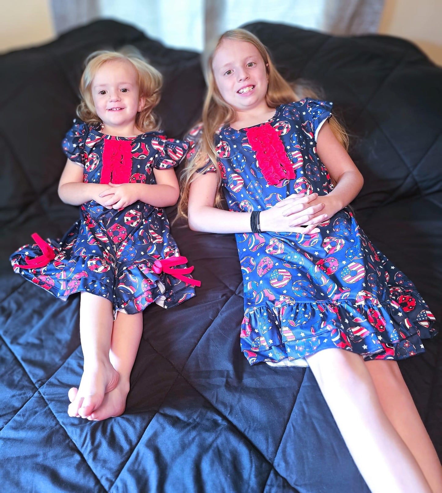 Patriotic Donuts Pajama Dress