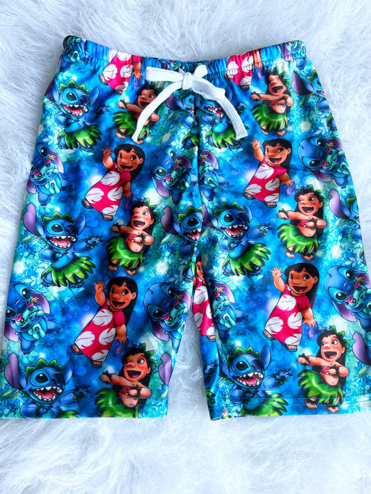 Alien Luau Board Shorts