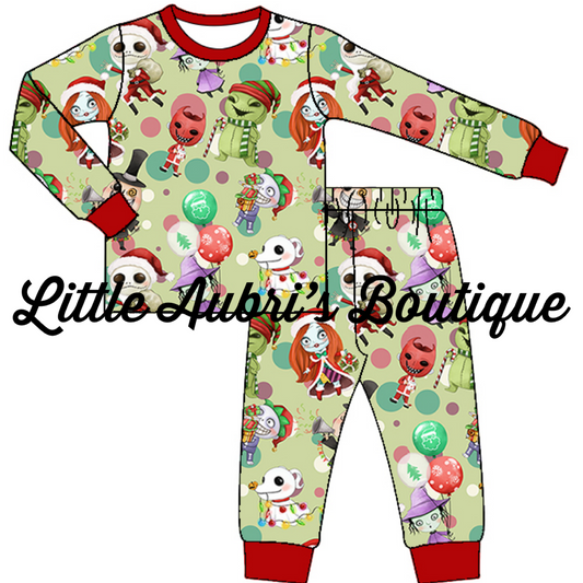 Adult Christmas Nightmare Pajama Set