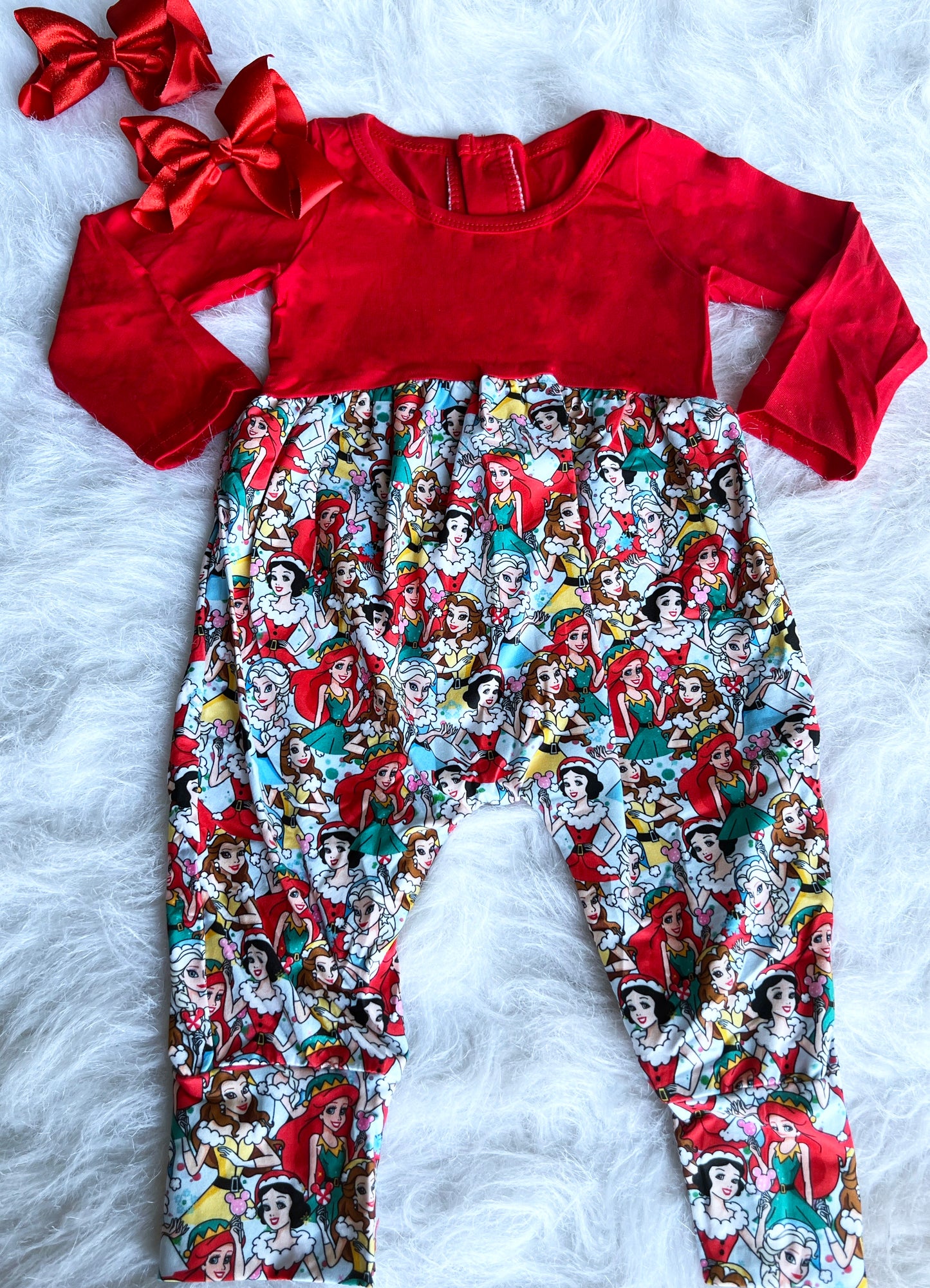 Christmas Princess Harem Romper