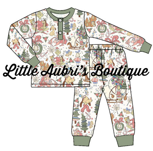 PREORDER Pastel Whoville Pajama Set CLOSES 7/14