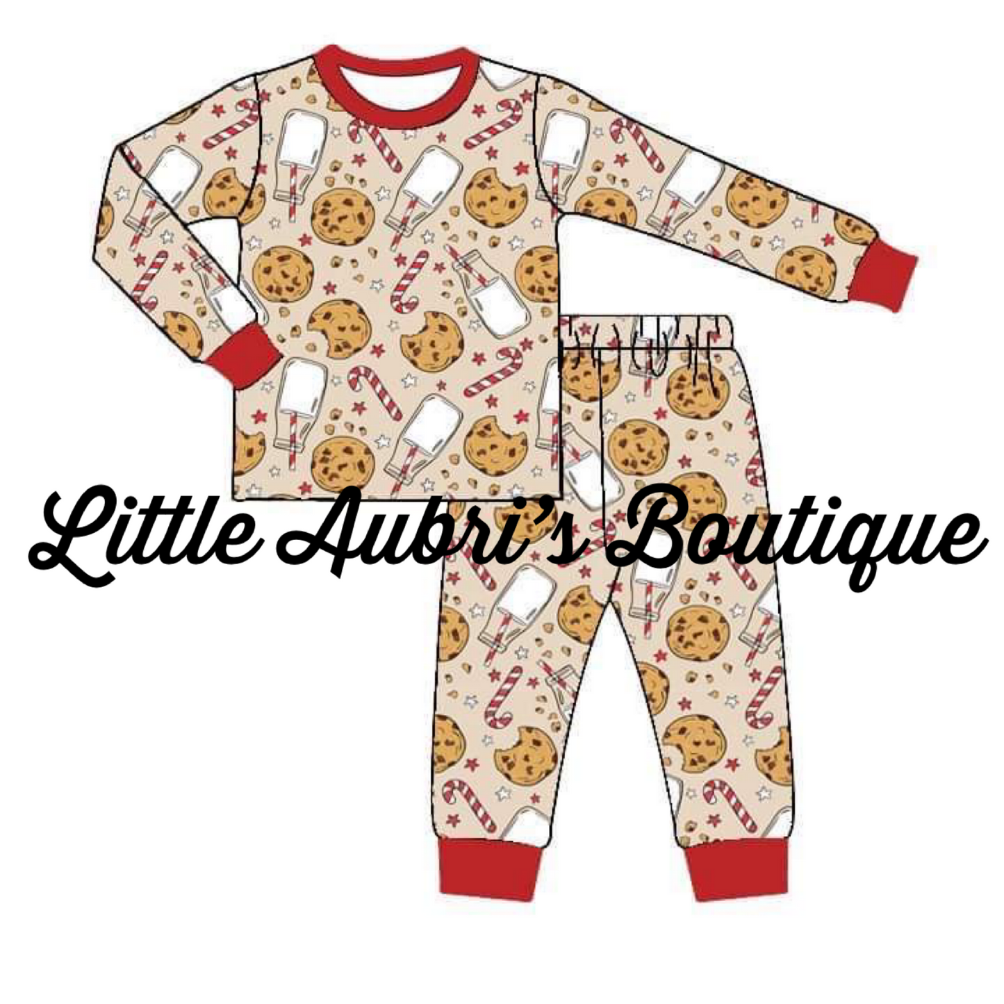 Milk and Cookies Pajama Set