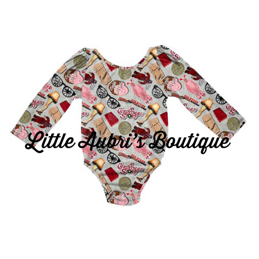 PREORDER Christmas Classic Long Sleeve Leotard CLOSES 7/31