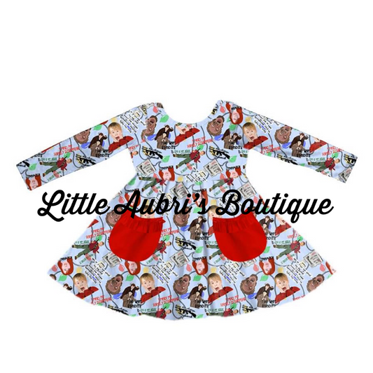 PREORDER Ya Filthy Animal Long Sleeve Pocket Twirl Dress CLOSES 7/31