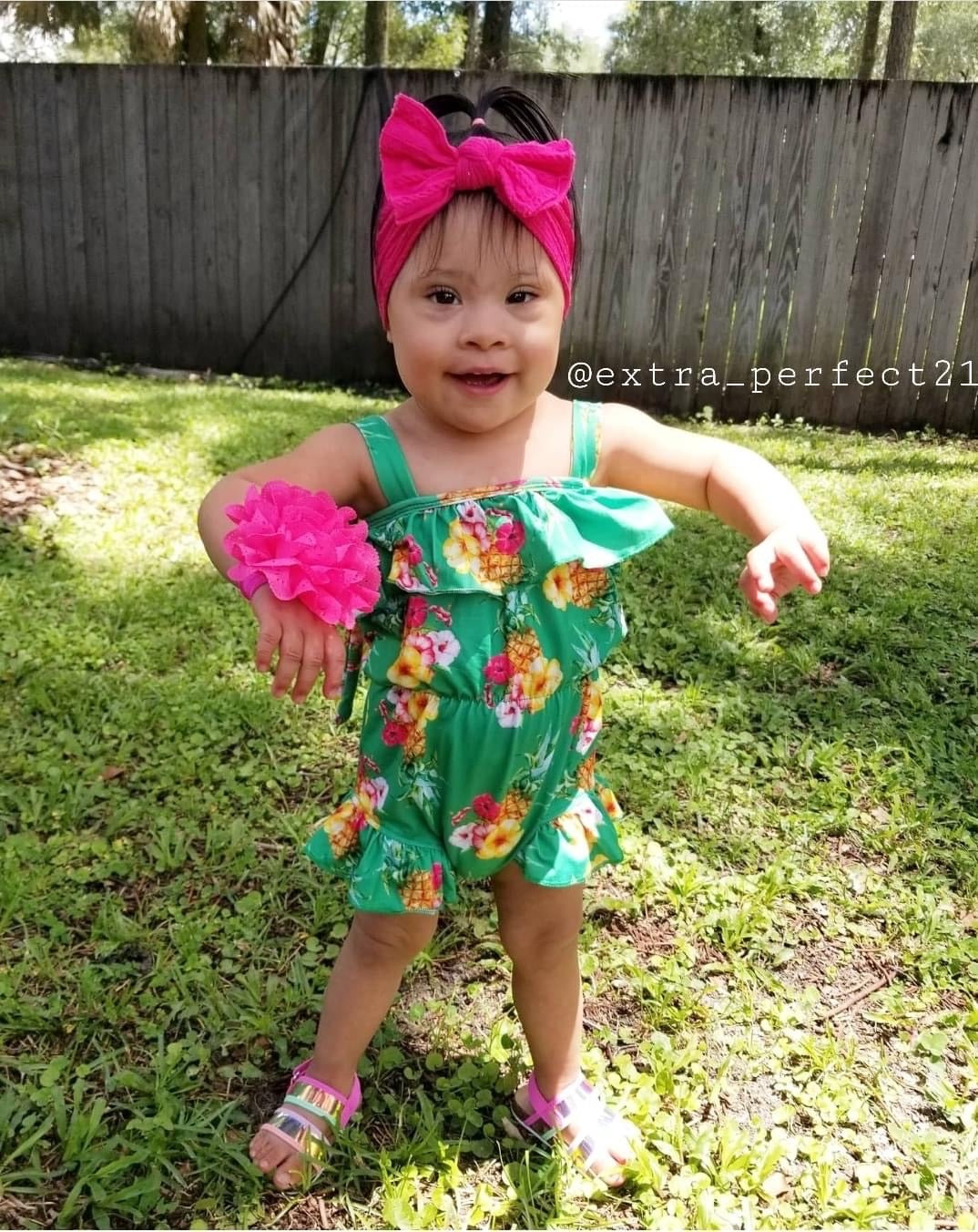 Aloha Babe Pineapple Tie Romper