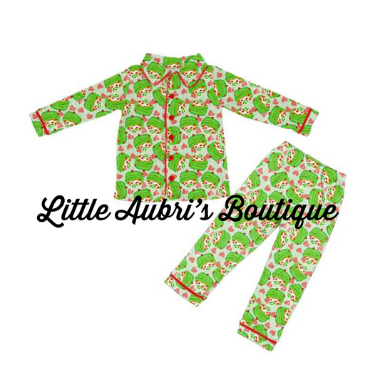 PREORDER Grinchmas Pancakes Pajama Set CLOSES 7/24