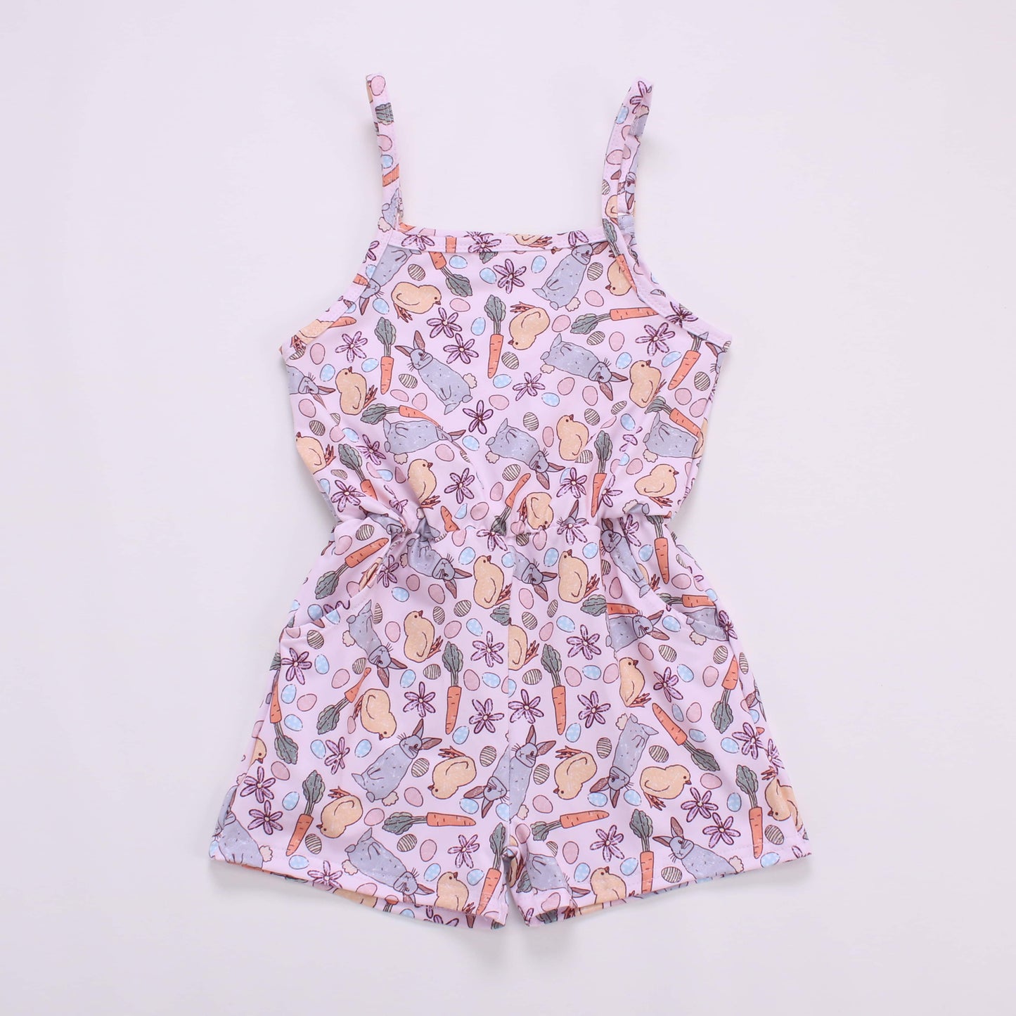 Bunnies and Chicks Shorts Romper