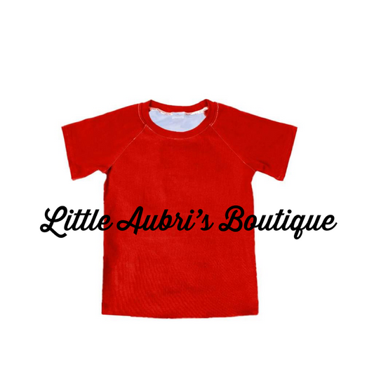PREORDER Solid Red Tee CLOSES 6/3