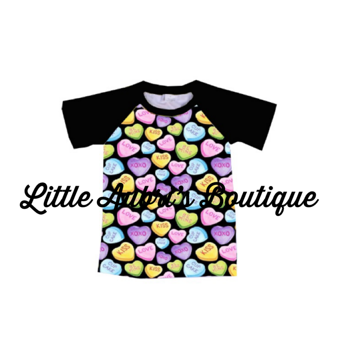 Conversation Hearts Raglan