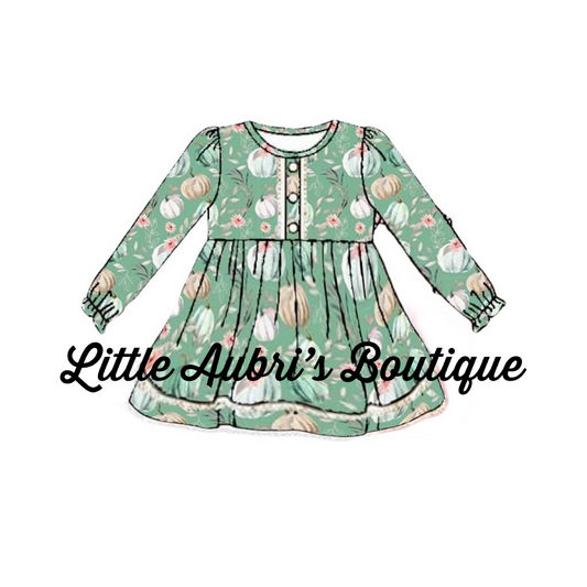 PREORDER Floral Pumpkin Lace Dress CLOSES 8/14