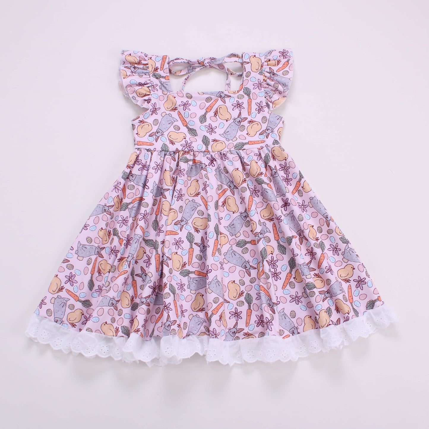 Bunnies and Chicks Lace Dress