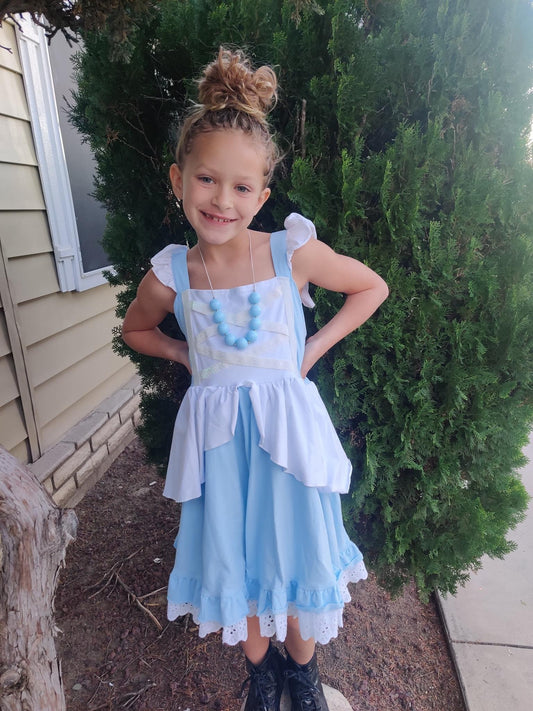 Glass Slipper Princess Ruffle Dress