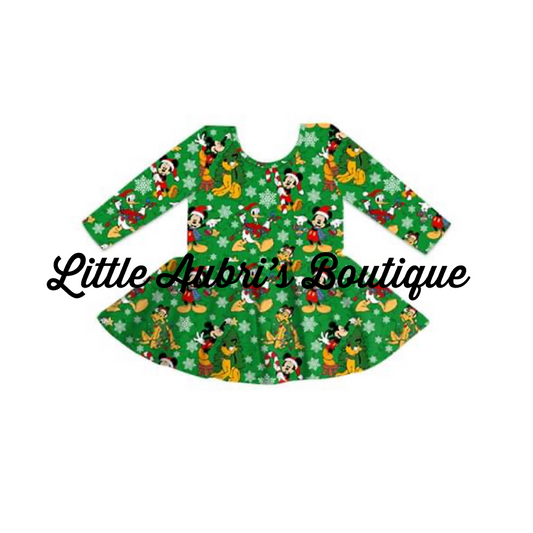 PREORDER Mouse Christmas Long Sleeve Peplum CLOSES 7/24