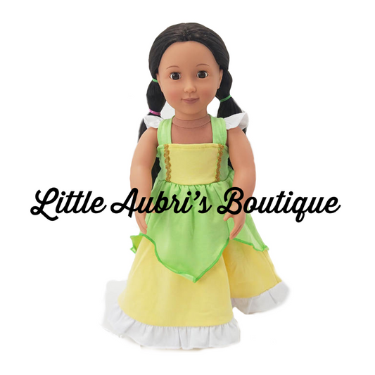 PREORDER Bayou Princess 18 in. Doll Dress CLOSES 3/8