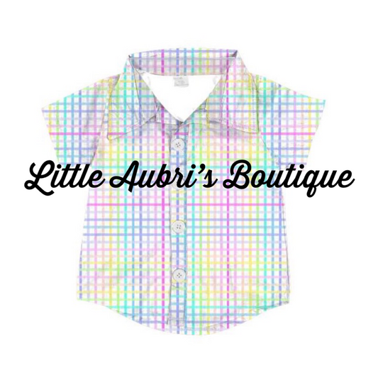 Plaid Button Down Shirt