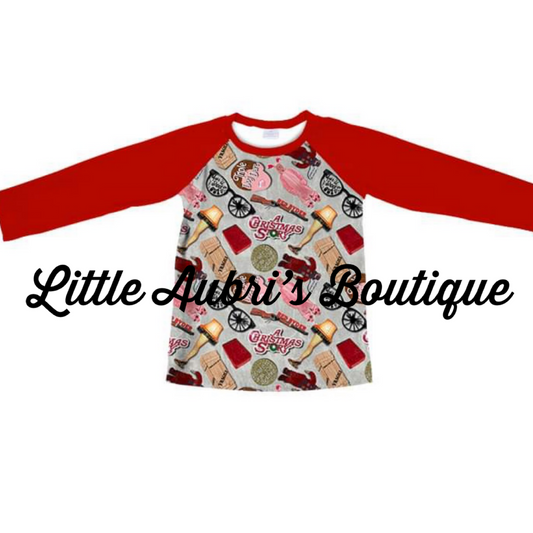 PREORDER Adult Christmas Classic Long Sleeve Raglan CLOSES 7/31
