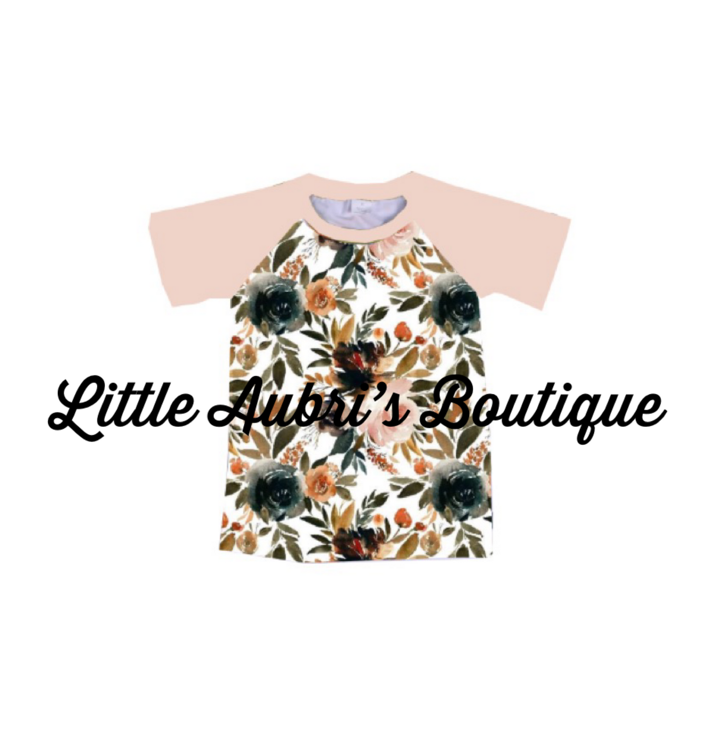 Fall Floral Kid Raglan