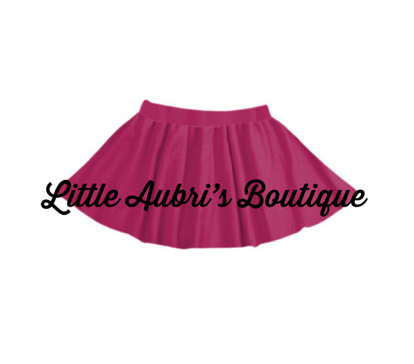 Dark Pink Skirt w/ Built in Shorts