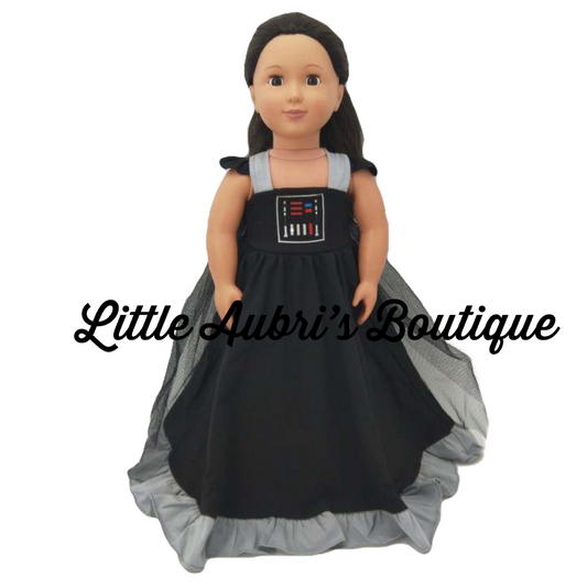 PREORDER Dark Force 18 in. Doll Dress CLOSES 3/8