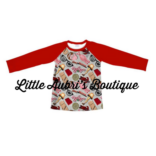 PREORDER Long Sleeve Christmas Classic Raglan CLOSES 7/31