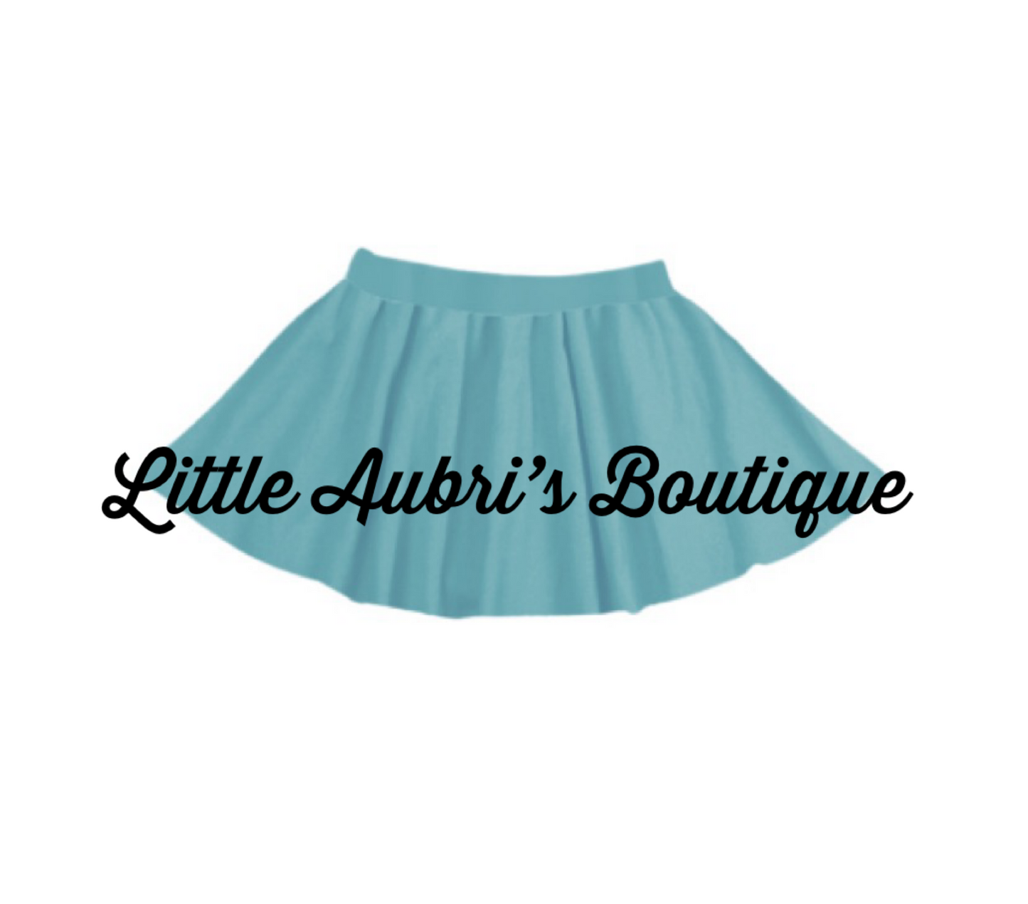 Blue Skirt w/ Built in Shorts