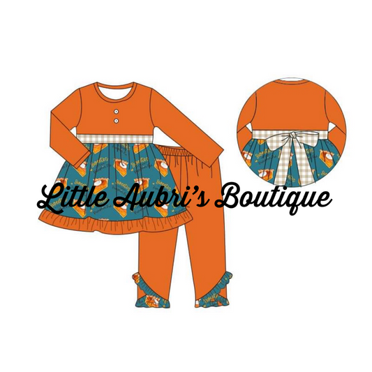 PREORDER Sweeter Than Pie Ruffle Tunic Pants Set CLOSES 8/14