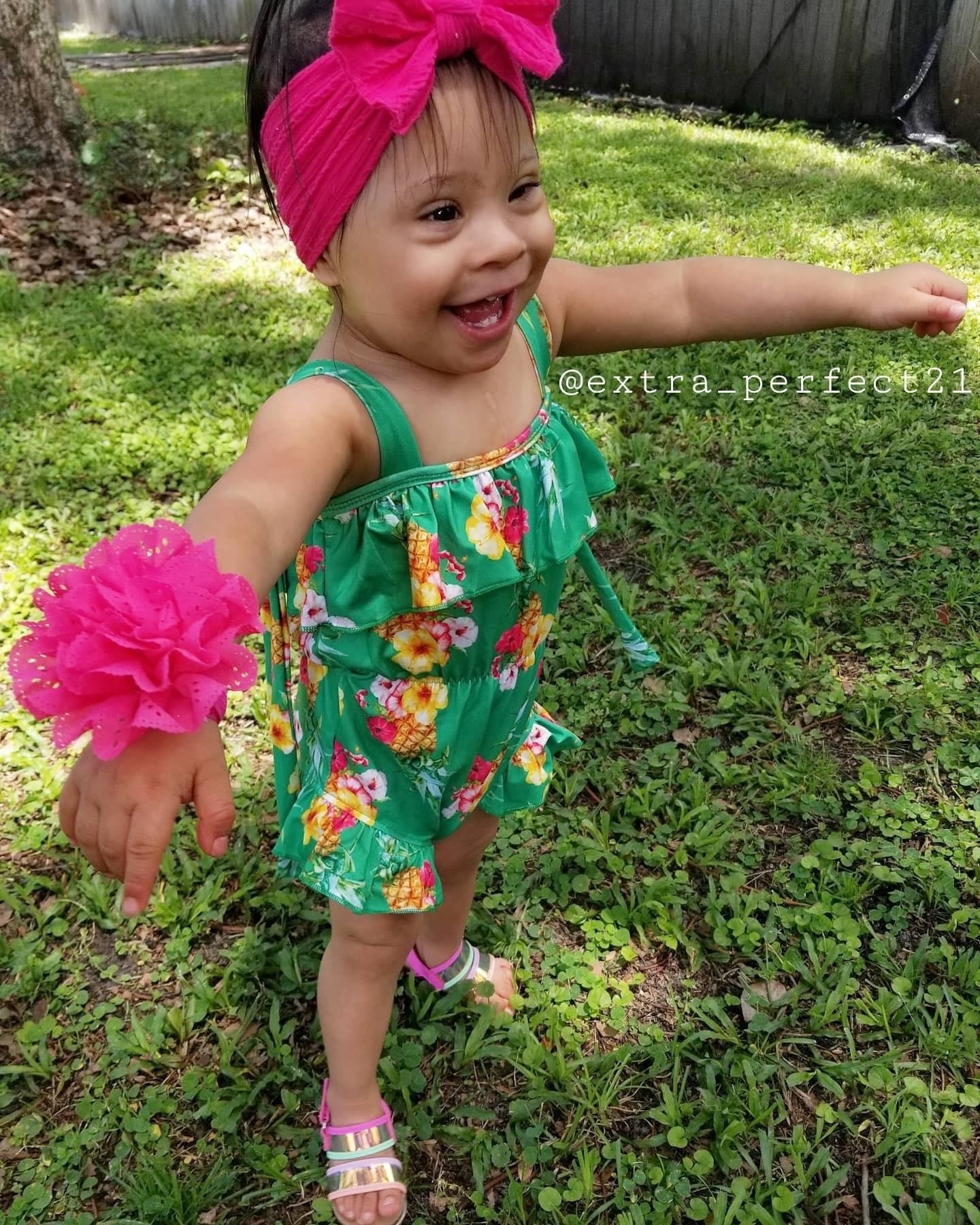 Aloha Babe Pineapple Tie Romper