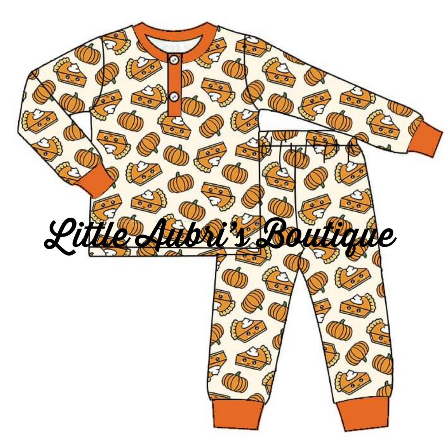PREORDER Pumpkin Pie Cutie Pajama Set CLOSES 8/14